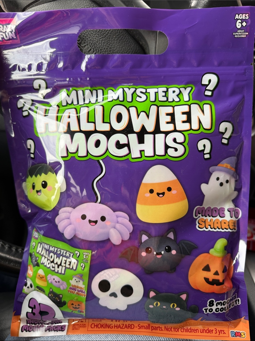 Mini Mystery Halloween Mochis Plush Pack - Purple